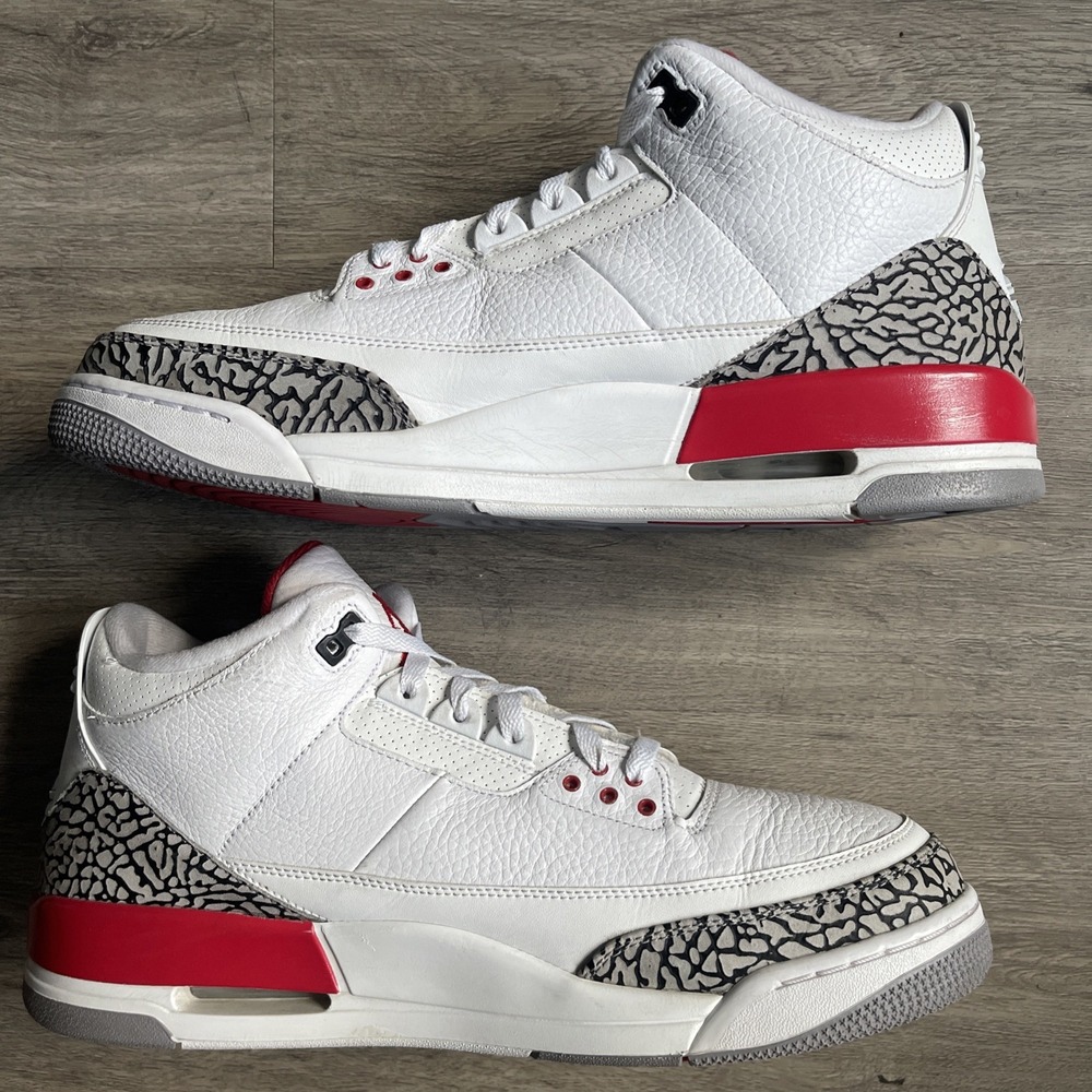 Size 14- Air Jordan 3 Retro Hall Of Fame 136064-116 - Picture 3 of 7